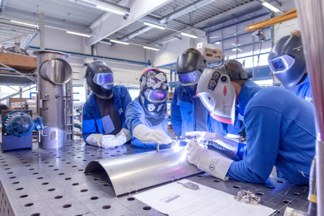 Daxner Lehrling Schweißen welding apprentices