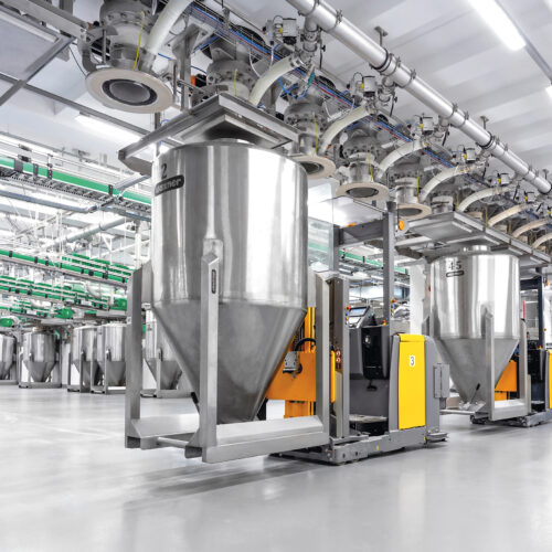 Daxner Container Handling Systems DCS Fertiggerichte Gewürzmittel AGV