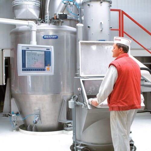 Daxner bakery and pastry ingredients multi purpose system with 3 separate mixing lines