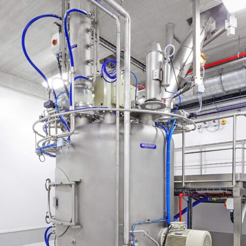 Daxner blending mixing systems vertical ribbon blenders