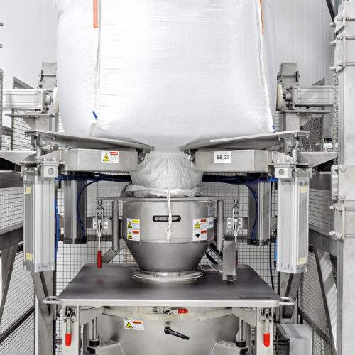 Daxner big bag handling discharge systems docking system