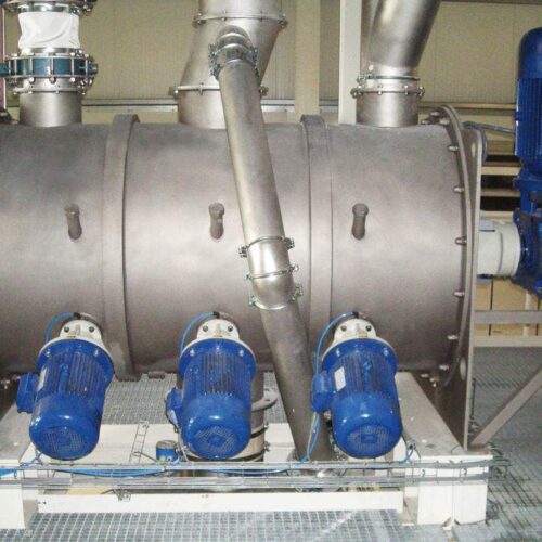 Daxner The fluidized bed mixer achieves high mixing precision within short mixing times