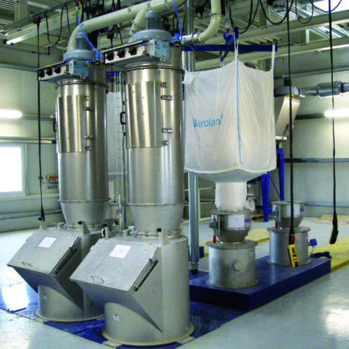 Daxner material intake systems bag intake station