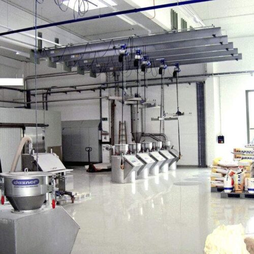 Daxner Intake station for ingredients in bags and big bags