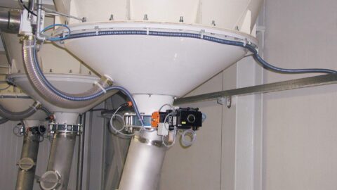 Daxner discharge systems fluidizing bin discharger