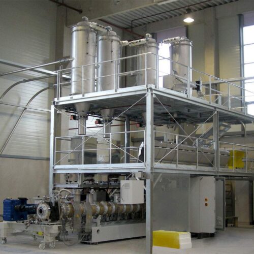 Daxner Raw material handling for polymer production