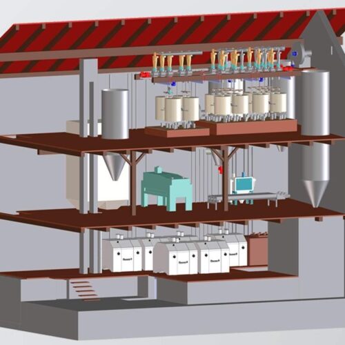 Anlagenlayout - Daxner 3D-CAD System 