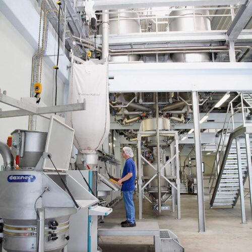 Daxner Big-Bag Entleerung Big Bag Entleerstation mit Sackaufgabesystem