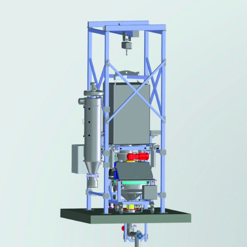 Daxner Big-Bag Entleerung Big Bag Entleerstation mit Sackaufgabesystem