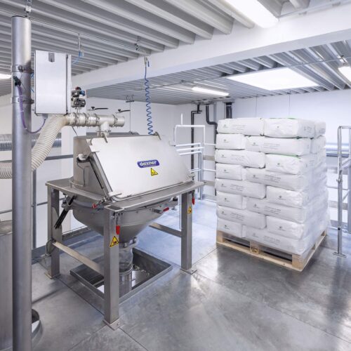 Daxner Sackaufschüttung Produktaufgabesysteme