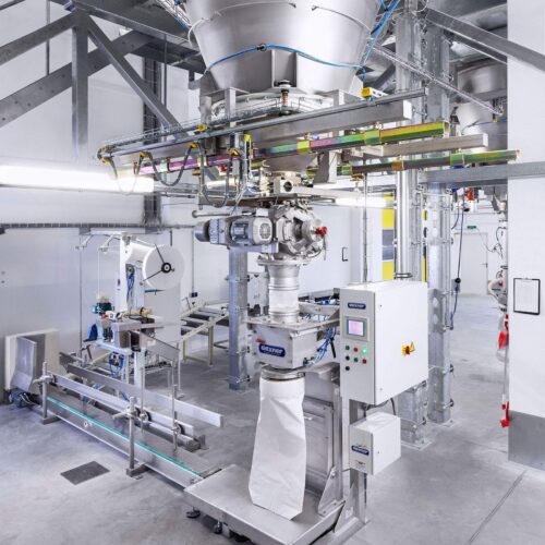 Daxner Absack-Wiegesystem Daxner Pinch Valve System (PVS) Die kompakte Absackanlage DAX-PVS kombiniert einfache Bedienung mit hoher Durchsatzleistung