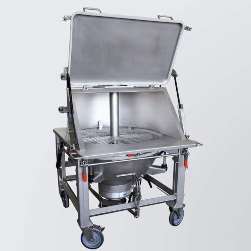 Daxner material intake systems bag intake screening machine VIB&PRESS