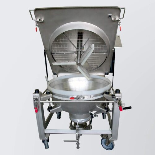 Daxner material intake systems bag intake screening machine VIB&PRESS