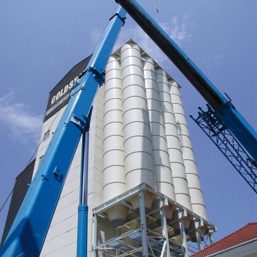 Daxner Verladesiloanlage truck loading silo system