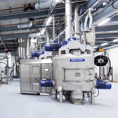 Daxner blending mixing systems vertical ribbon blenders