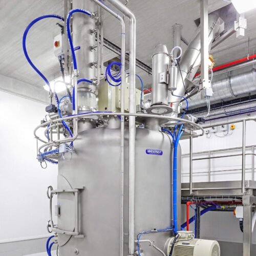 Daxner blending mixing systems vertical ribbon blenders