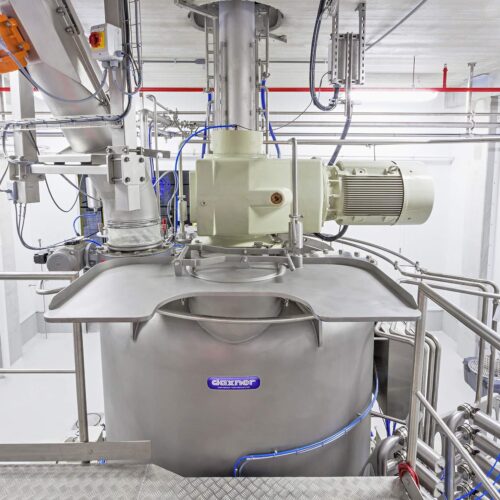Daxner blending mixing systems vertical ribbon blenders