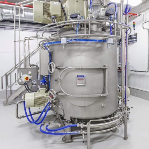 Daxner blending mixing systems vertical ribbon blenders