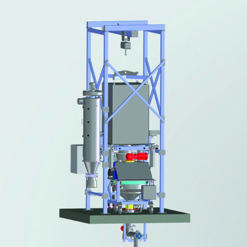 Daxner Big-Bag Entleerung Big Bag Entleerstation mit Sackaufgabesystem
