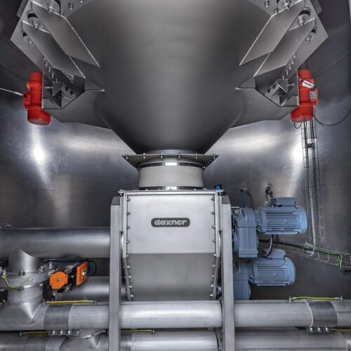 Daxner Vibro bin discharge