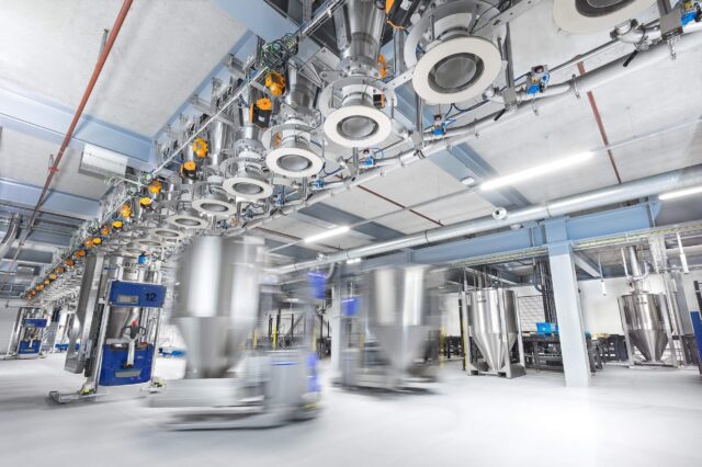 Vollautomatisches Absammelsystem mittels Daxner Container System DCS in Verbindung mit FTS System.