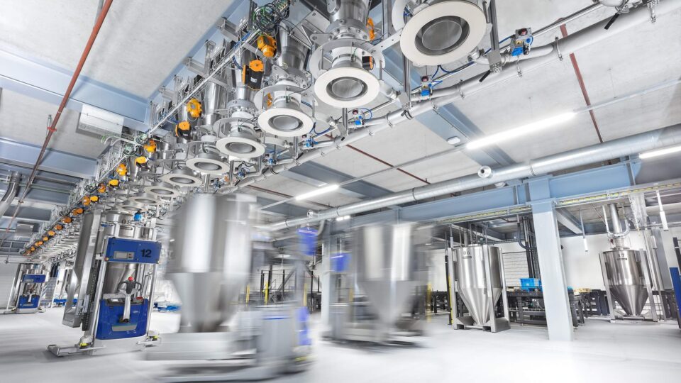 Vollautomatisches Absammelsystem mittels Daxner Container System DCS in Verbindung mit FTS System.