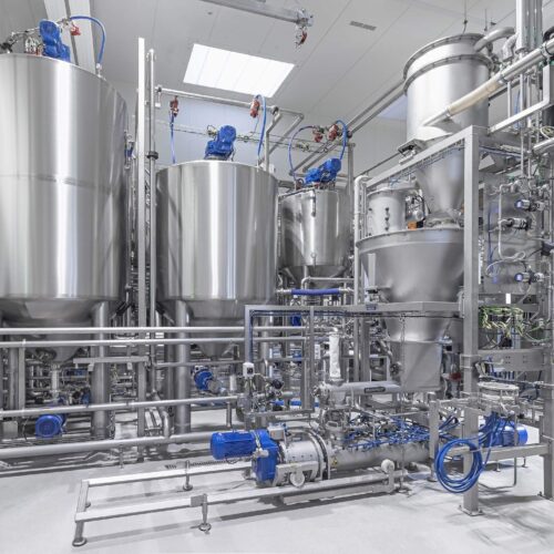 Sauerteiganlage inkl. Anteiger zum homogenen Mischen von Mehl und Wasser