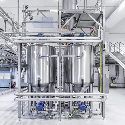 Quellstückanlage mit Quell- und Lagertank