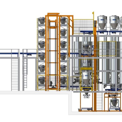 Daxner Flexible Dosieranlage zur Mischerbeschickung