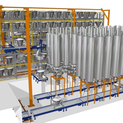 Daxner Flexible Dosieranlage zur Mischerbeschickung