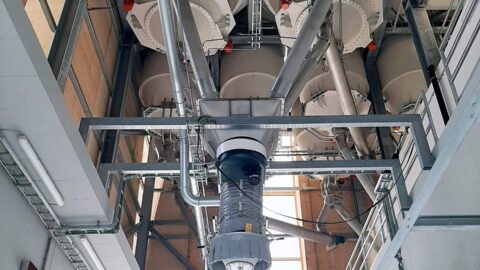 Komplettlösung für Lagerung, Lose-Verladung und Abfüllung Mehlproduktion