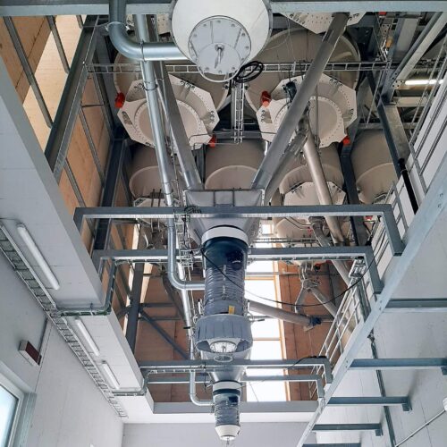 Komplettlösung für Lagerung, Lose-Verladung und Abfüllung Mehlproduktion