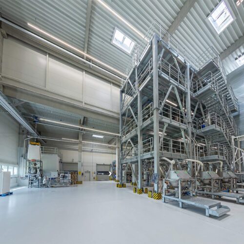 Condio Mischanlage Stabilisatoren Lebensmittelzusatzstoffe Mischturm