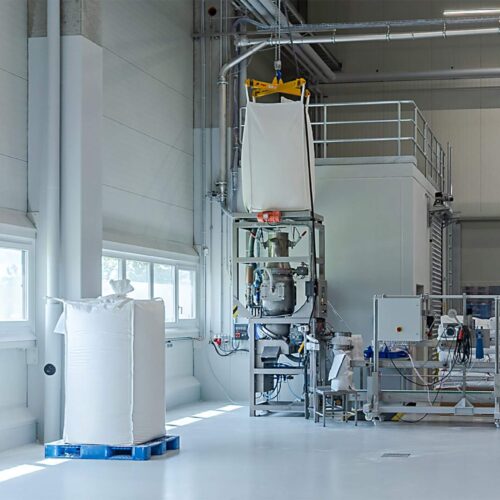 Condio Mischanlage Stabilisatoren Lebensmittelzusatzstoffe Untergeschoss Big-Bag Handling