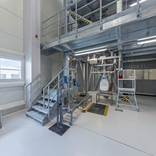 Condio Mischanlage Stabilisatoren Lebensmittelzusatzstoffe Untergeschoss Wiegestation