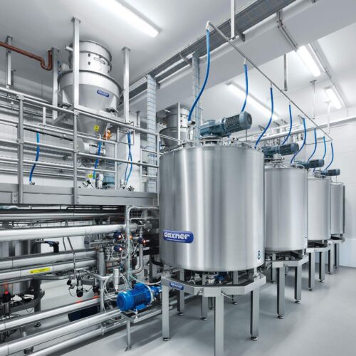 Daxner Kapazitätserweiterung Außensilos Produktionslinie Backwarenherstellung