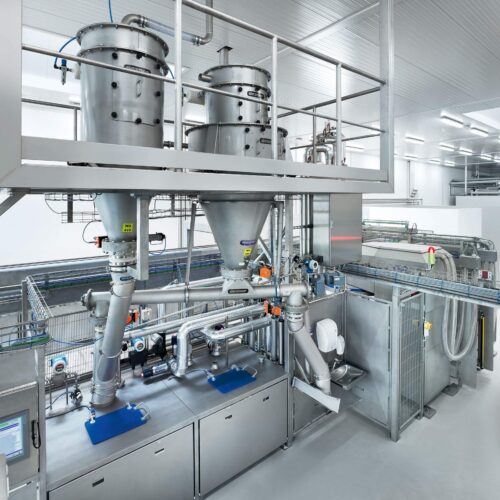 Daxner Kapazitätserweiterung Außensilos Produktionslinie Backwarenherstellung